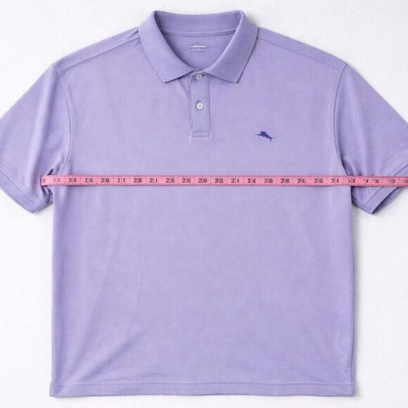 Tommy-bahama Men's Purple Polo-shirts - Picture 6 of 7